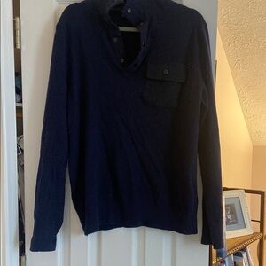 Banana Republic Blue Turtleneck Sweater